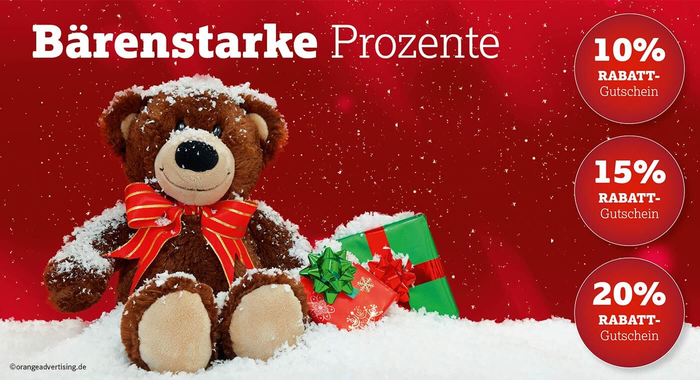 Mailing Weihnachtsteddy