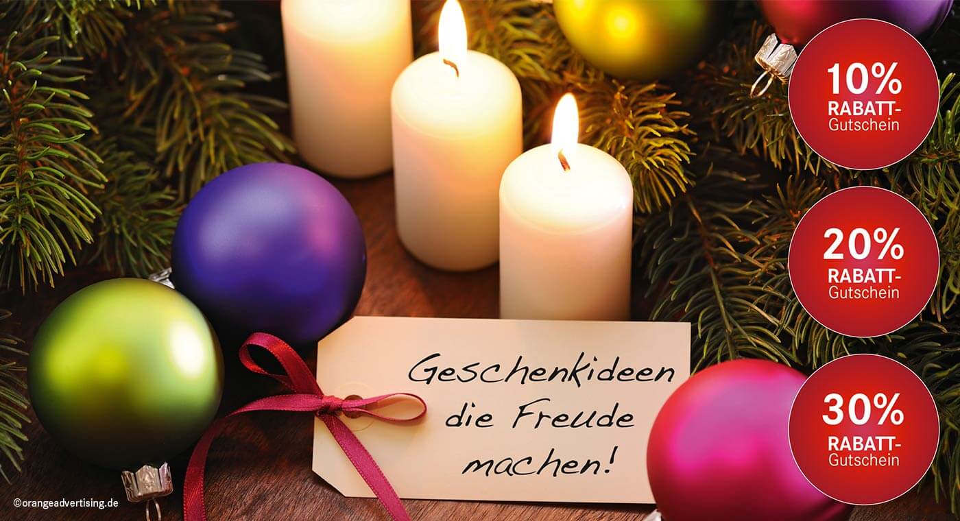 Mailing Weihnachten – Geschenkideen die Freude machen