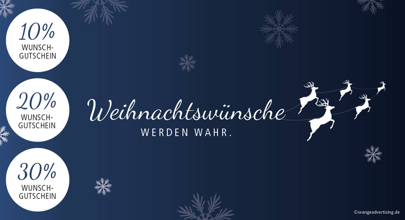 Mailing – Weihnachtswünsche werden wahr