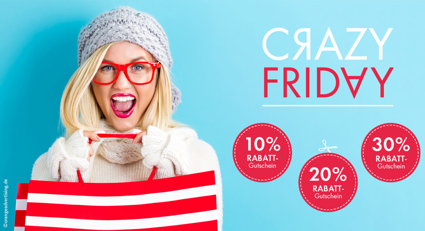 Crazy Friday mit Klebepunkten