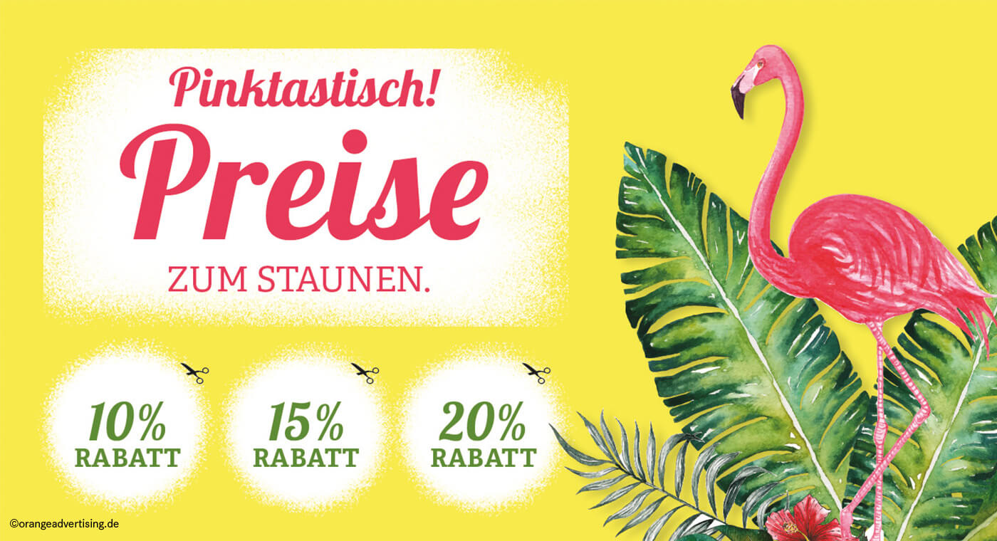 Mailing – Pinktastisch! Preise zum Staunen