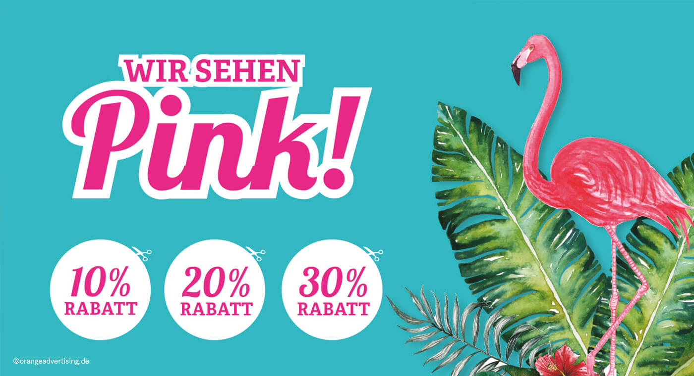 Mailing – Wir sehen Pink
