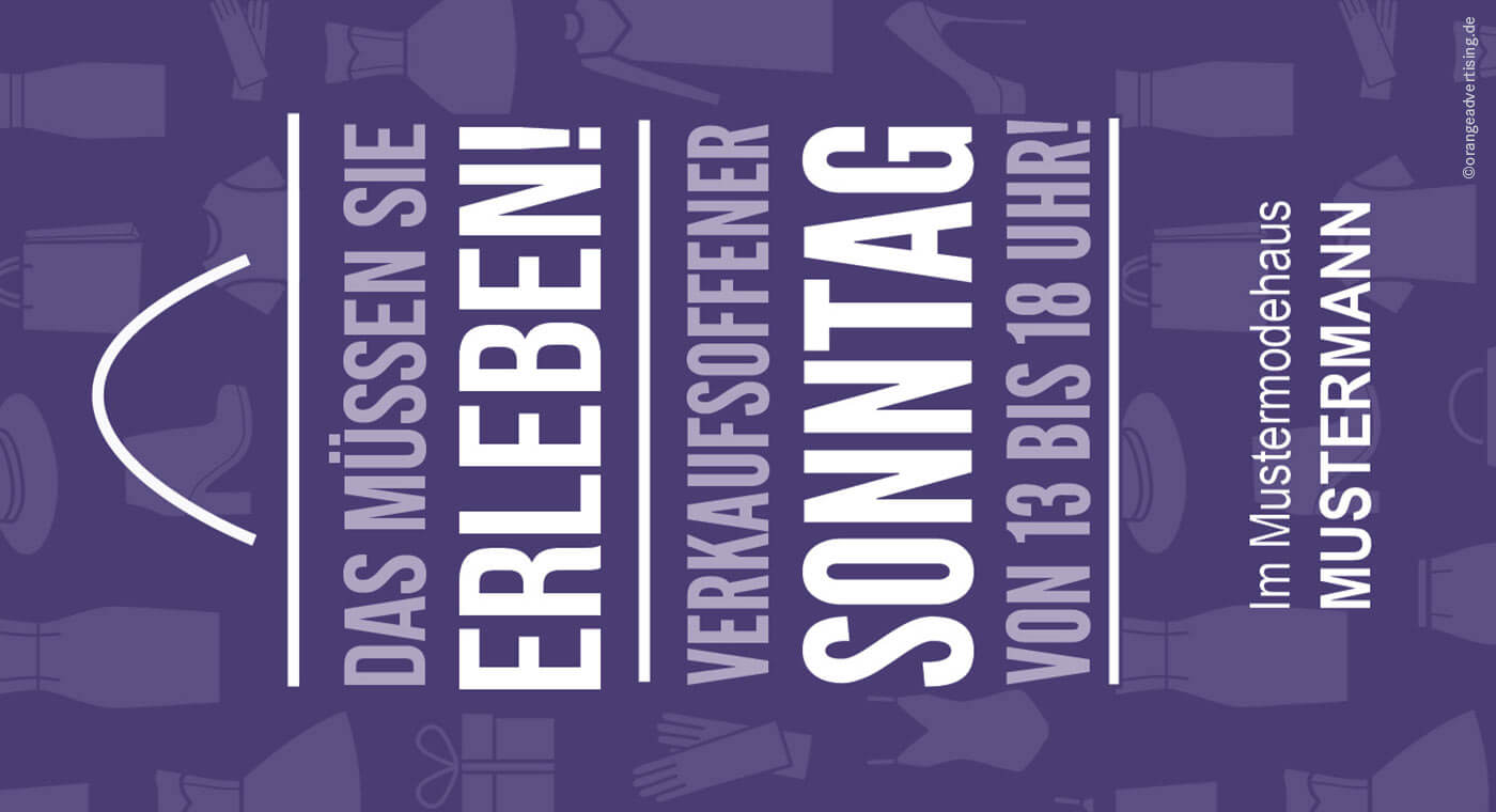 Mailing – Verkaufsoffener Sonntag
