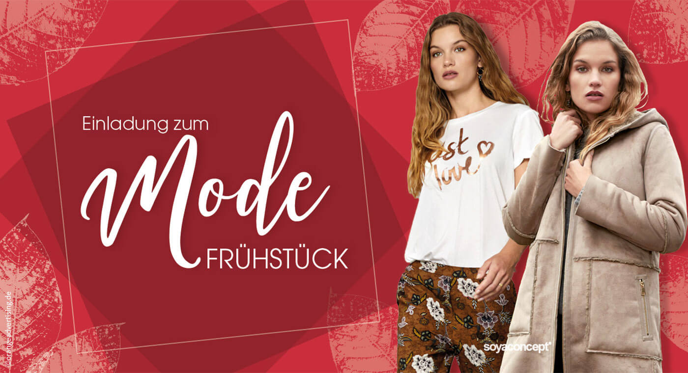 Mailing – Einladung zum Modefrühstück