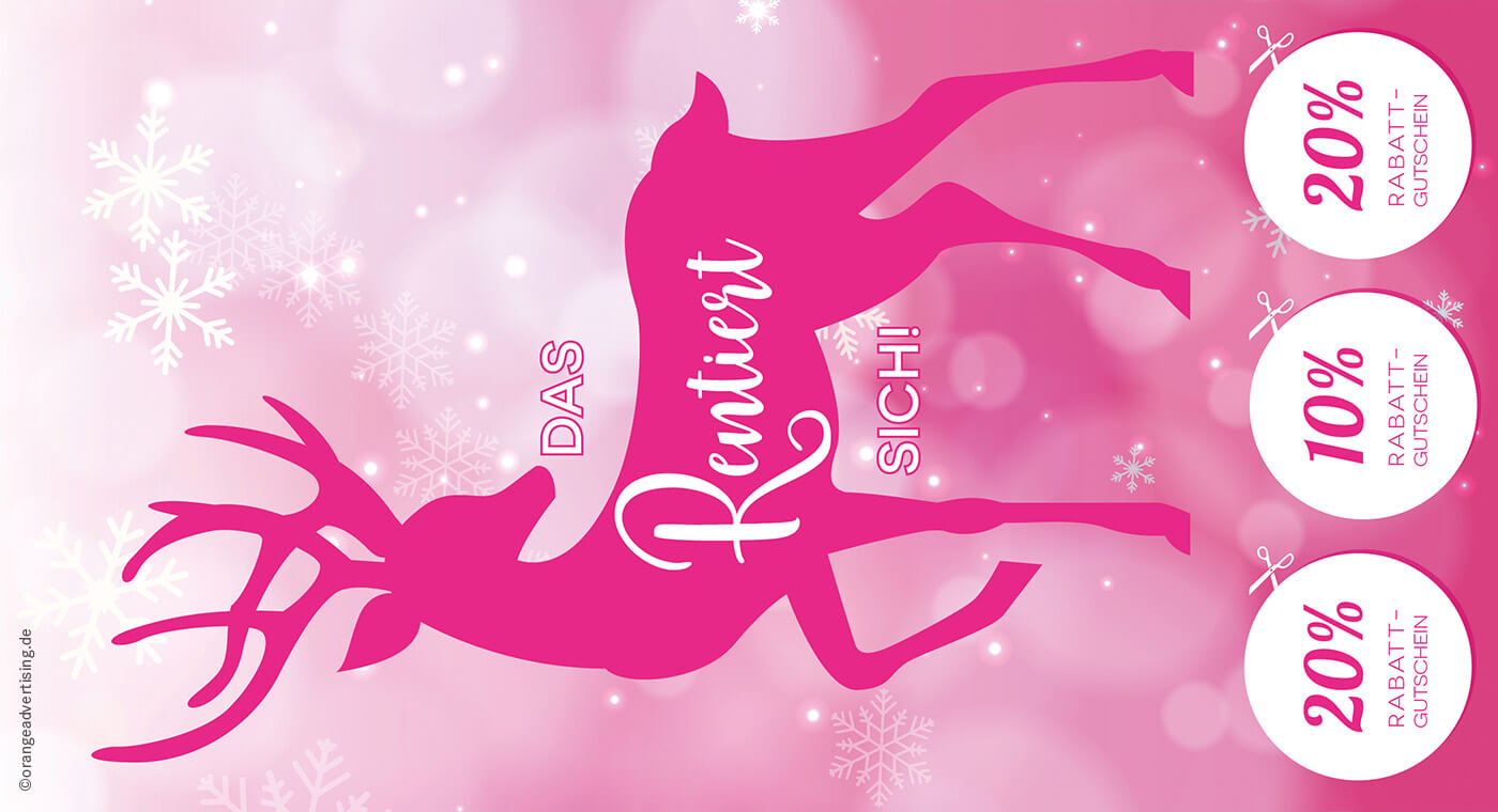 Mailing – Das Rentiert sich – Pink